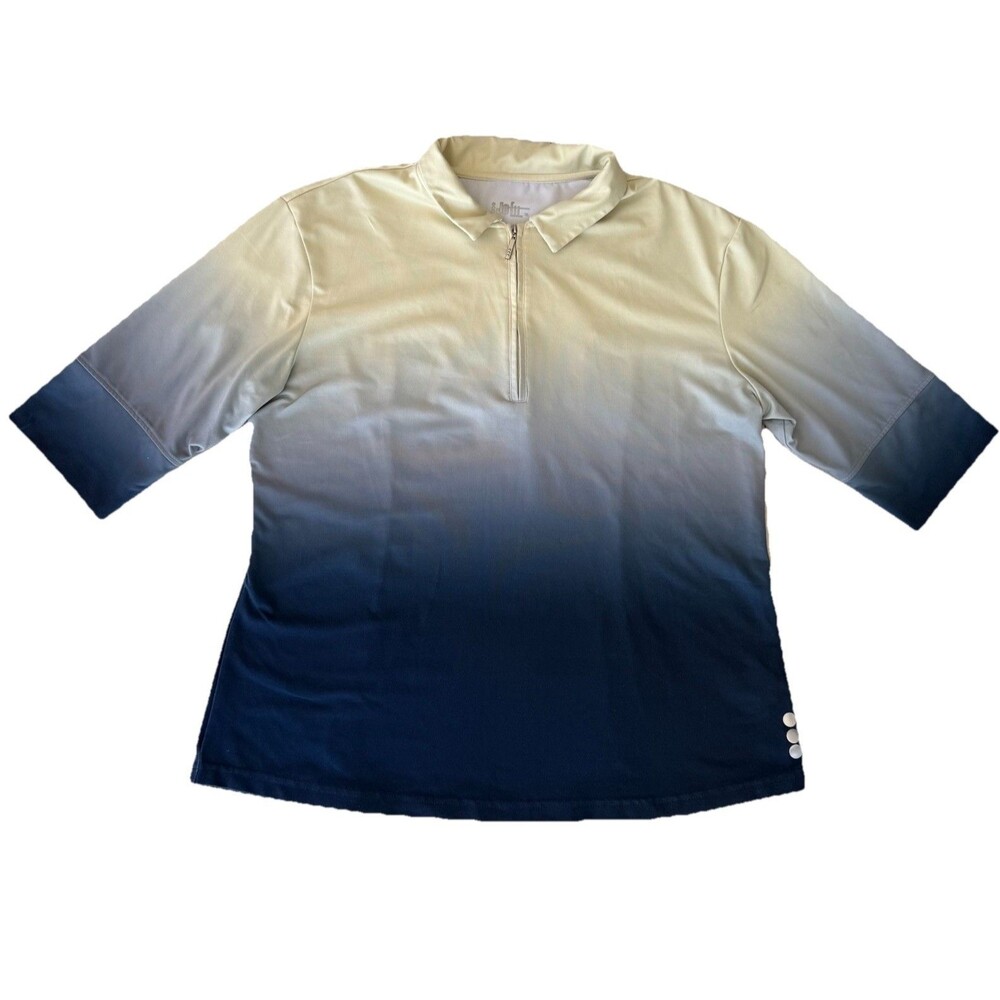 Jofit 1/4 Zip Polo Shirt Short Sleeve Women’s XL Golf Tennis Pickleball